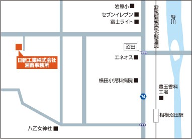 湘南事務所地図